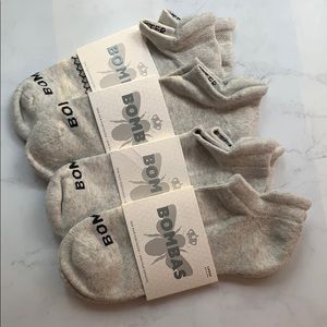 Bombas Gray Ankle Socks — Women’s Large (for @kj!)